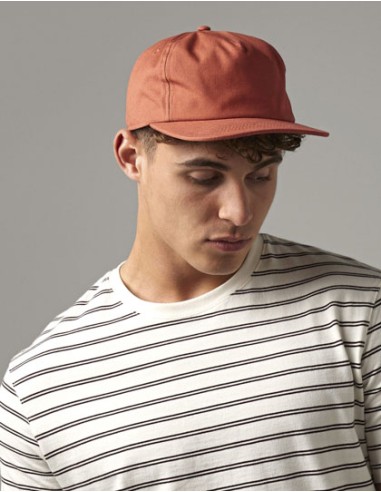 BEE-B64N-Organic Cotton Unstructured 5 Panel Cap